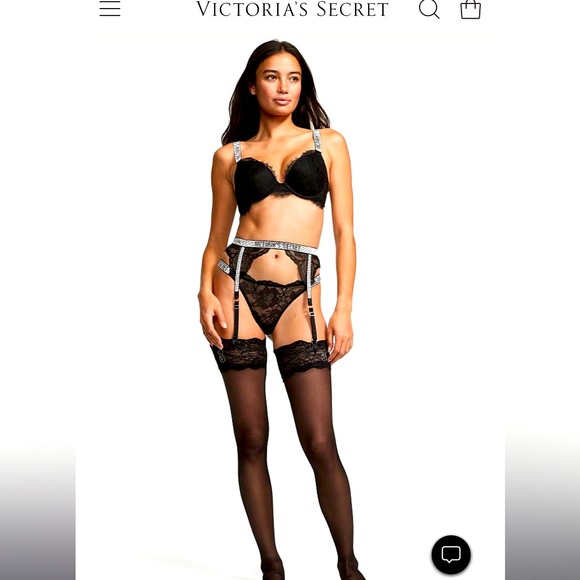 NWT Victoria secret garter🖤 - Picture 2 of 9